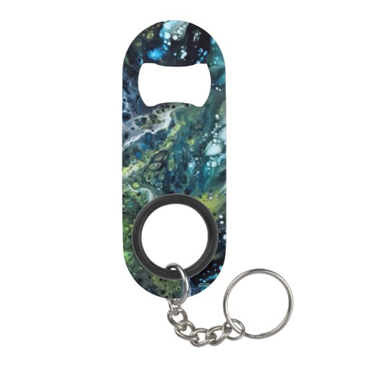 Hedendaags abstract patroon. mini flessenopener (Achterkant)