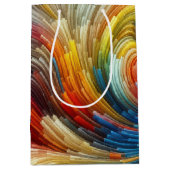Hedendaags Abstract wervelspectrum Medium Cadeauzakje (Voorkant)