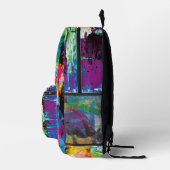 Hedendaags. Bedrukte Rugzak (Rechts)