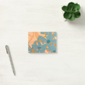 Hedendaags bladontwerp perzik post-it® notes (Kantoor)