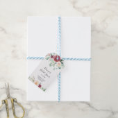 Hedendaags Eucalyptus Floral Vrijgezellenfeest Cadeaulabel (Met Touw)