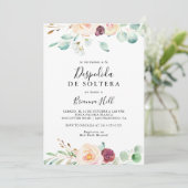 Hedendaags Eucalyptus Spaans Vrijgezellenfeest Kaart (Staand voorkant)