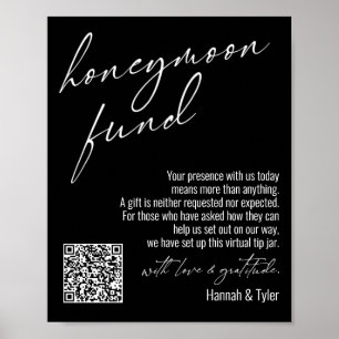 Hedendaags Fonds QR Code Zwarte Teken Poster