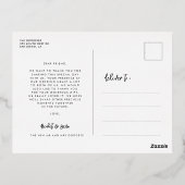 Hedendaags Foto roos goud briefkaart (Achterkant)