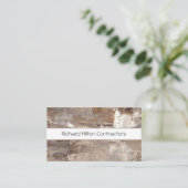 Hedendaags getextureerd contractor Visitekaartje (Staand voorkant)