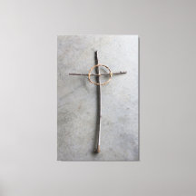 Hedendaags Keltisch kruis van stokken en wijnstokk