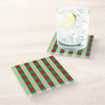 Hedendaags kerst dambordpatroon