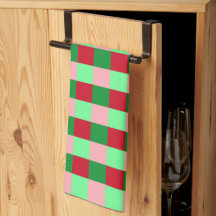 Hedendaags kerst dambordpatroon