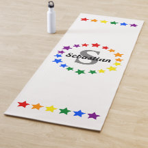 Hedendaags LGBT Gay Pride Stars Monogram & Naam