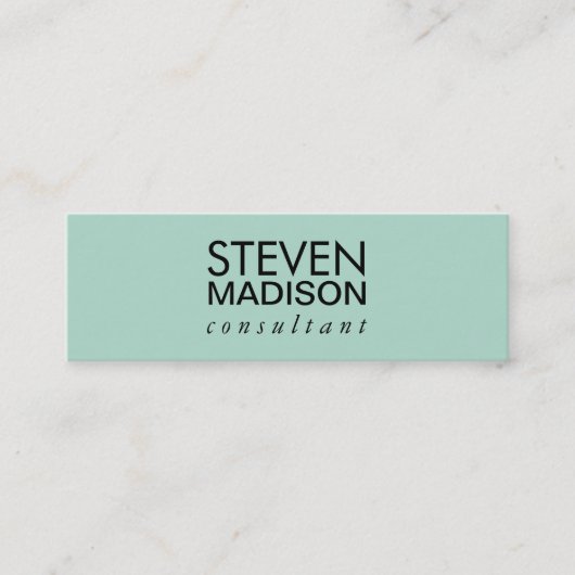 Hedendaags Mini Visitekaartje (Voorkant)