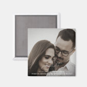 Hedendaags Paar Foto Opslaan onze Datum Magneet (Voorkant / Achterkant)