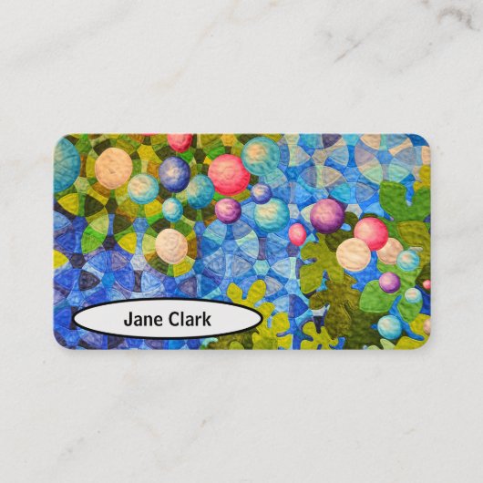 Hedendaags Quilten Visitekaartje (Voorkant)