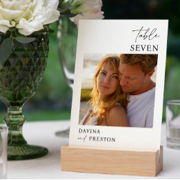 Hedendaags Schrift MINIMALE FOTO Kaart