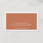 Hedendaags Visitekaartje (Achterkant)