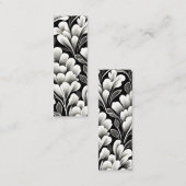 Hedendaags Waldorf Leaf Pattern Art Bladwijzer Contactkaartje (Voorkant / Achterkant)