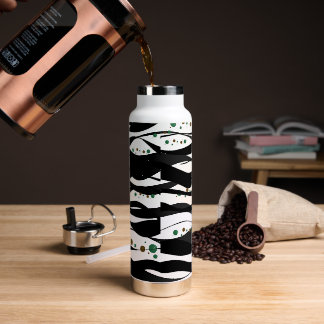 Hedendaags Zwart en Wit Waterfles