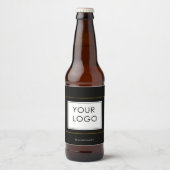 Hedendaags Zwart Goud Frame Bedrijfslogo Bedrijf L Bier Etiket (Voorkant)