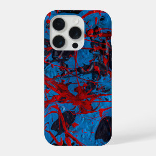 Hedendaagse Abstracte Kunst : Elektrisch iPhone 15 Pro Hoesje