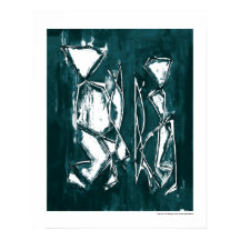 Hedendaagse Abstracte Kunst Paar MC Belkadi 16x20