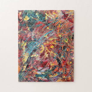 Hedendaagse Abstracte Kunst Puzzel