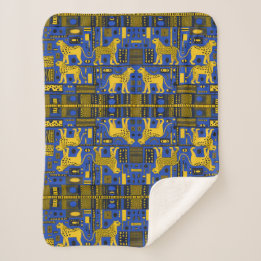 Hedendaagse Afrikaanse luipaarden Sherpa Deken