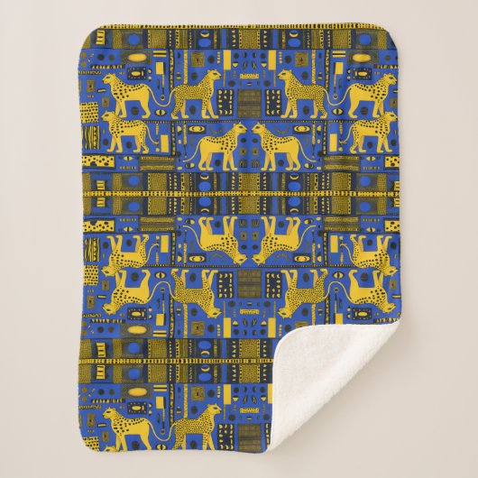 Hedendaagse Afrikaanse luipaarden Sherpa Deken (Voorkant)