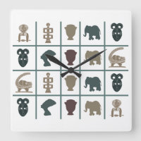 Hedendaagse Afrikaanse stam-symbolen kunst