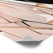 Hedendaagse Art Deco geïnspireerd unframed Poster (Hoek)