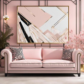 Hedendaagse Art Deco geïnspireerd unframed Poster