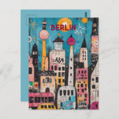 Hedendaagse Berlijnse reis Briefkaart (Voorkant / Achterkant)
