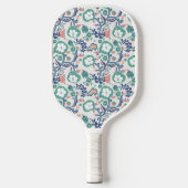 Hedendaagse bloemendoodleprint pickleball paddle (Voorkant)