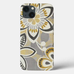 Hedendaagse Bloemmotieven iPhone 13 Hoesje