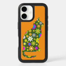 Hedendaagse Botanische Kat Otterbox Hoesje