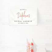 Hedendaagse Calligraphy Bruidsfeest Spandoek (Insitu)