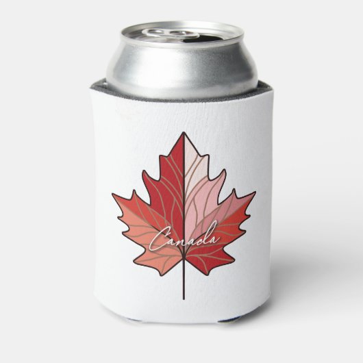 Hedendaagse Canadese Maple Leaf ID1071 Blikjeskoeler (Blikje Achterkant)