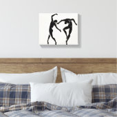 Hedendaagse canvaskunst - Transformeer uw ruimte Canvas Afdruk (Insitu (Slaapkamer))