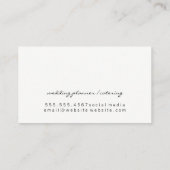 Hedendaagse Chic Textuur Visitekaartje (Achterkant)