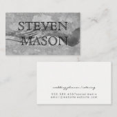 Hedendaagse Chic Textuur Visitekaartje (Voorkant / Achterkant)