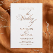 Hedendaagse chique Boho bruine herfst bruiloft