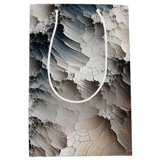 Hedendaagse Crackle Abstract Medium Cadeauzakje (Voorkant)