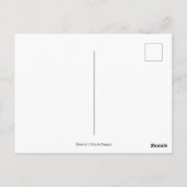 Hedendaagse Curven Abstract Design Briefkaart (Achterkant)