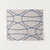 Hedendaagse Curven Abstract Design Wandkleed (Voorkant (horizontaal))