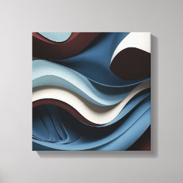 Hedendaagse curven canvas afdruk