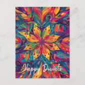 Hedendaagse Diwali Briefkaart (Voorkant)