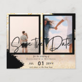 Hedendaagse foto Save Dates Verloving (Voorkant)