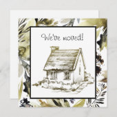 Hedendaagse geschetste bewegende aankondiging (Voorkant / Achterkant)