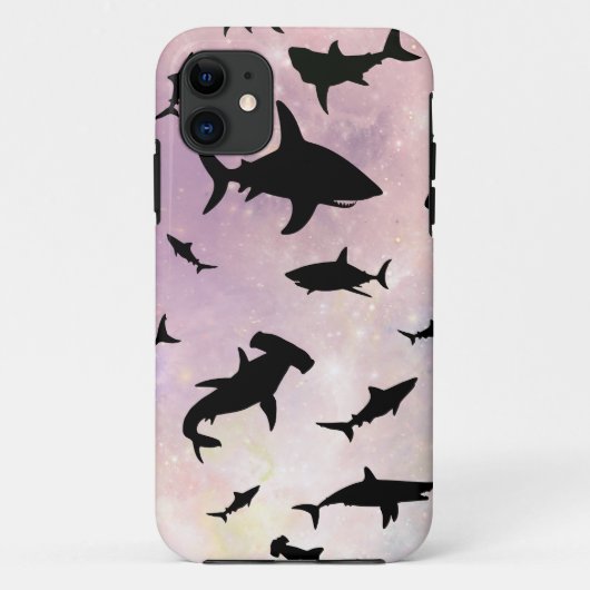 Hedendaagse haai vis kaken walvis onder het zee me Case-Mate iPhone case (Achterkant)