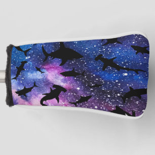Hedendaagse haai vis kaken walvis onder het zee me golfheadcover