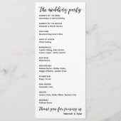 Hedendaagse handschrift typografie eenvoudig programma (Achterkant)