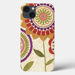 Hedendaagse herfstbloemen iPhone 13 hoesje